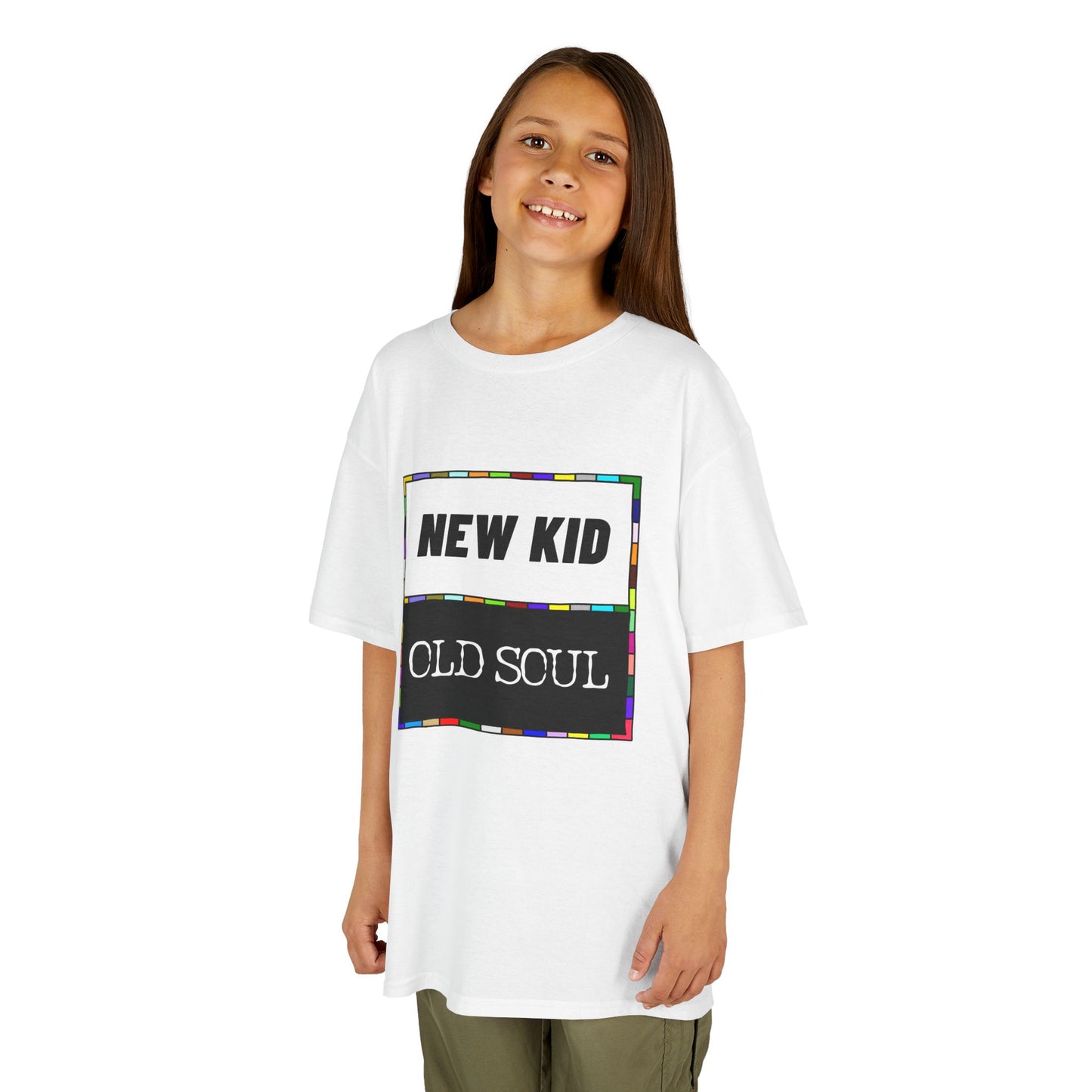 New Kid | Old Soul - Kids' Graphic Tee, Fun Casual Shirt, Perfect for Birthdays, Family Gatherings, Everyday Wear, Unique Gift Idea