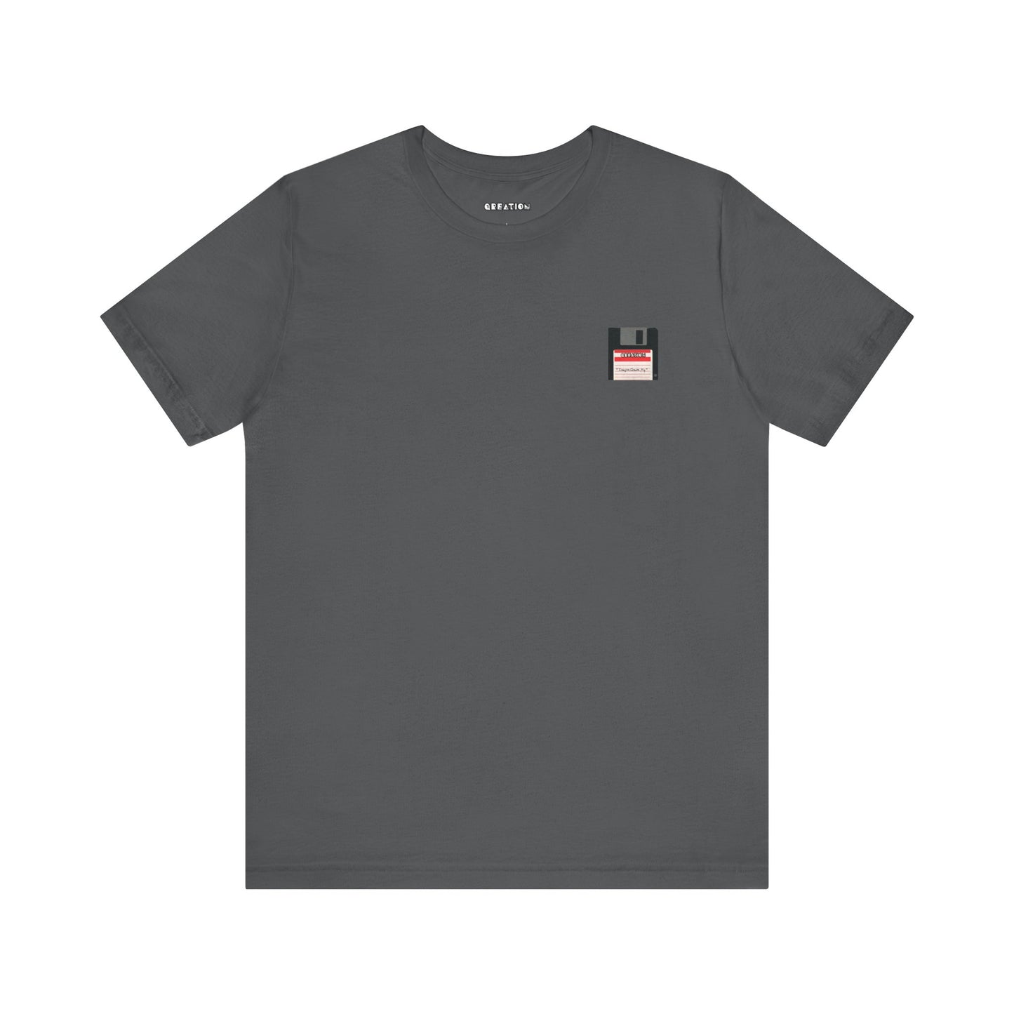 "Floppy" Retro Minimalist Unisex Jersey Tee - Perfect for Casual Wear