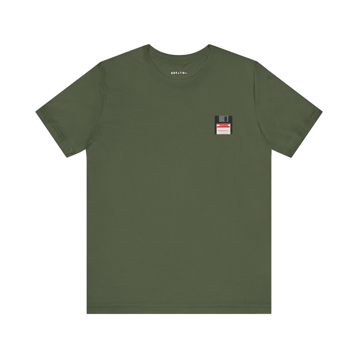 "Floppy" Retro Minimalist Unisex Jersey Tee - Perfect for Casual Wear