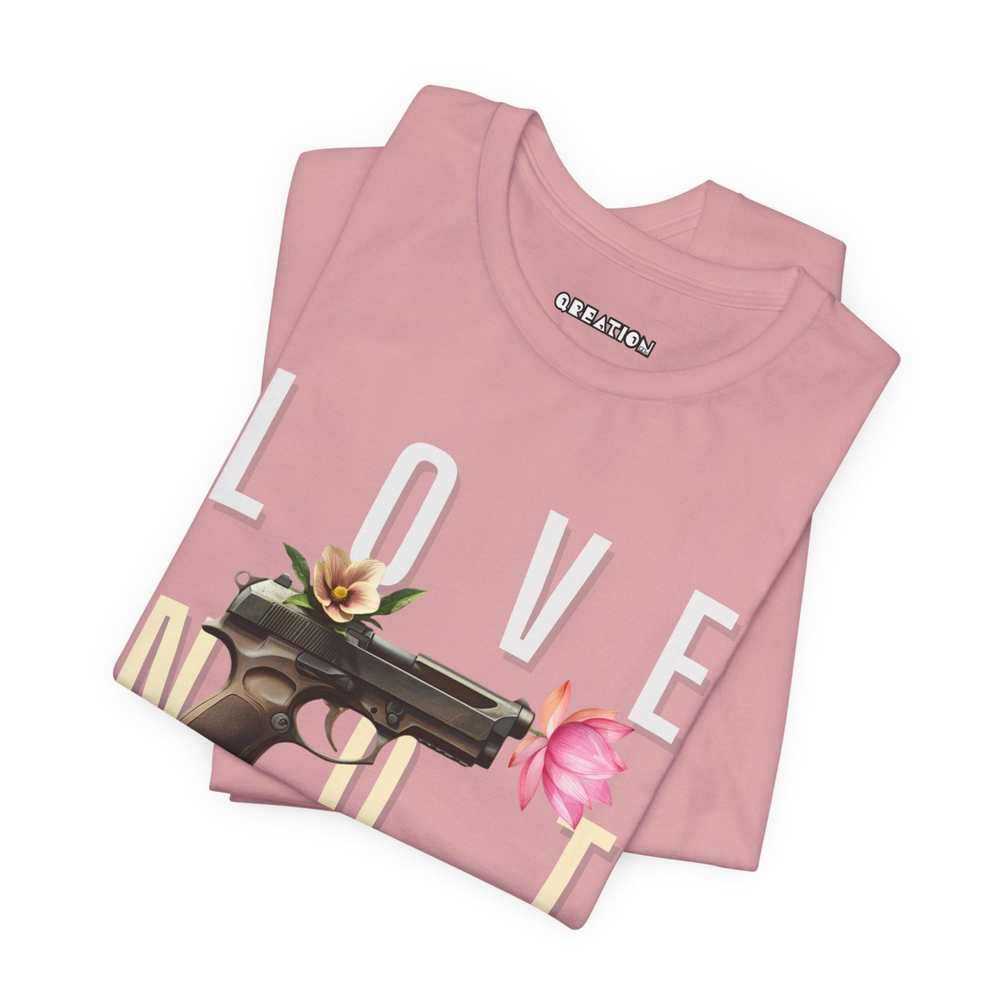 "Love Not War" Style 2 - T-shirt - Graphic Unisex Tee - Edgy Streetwear T-Shirt