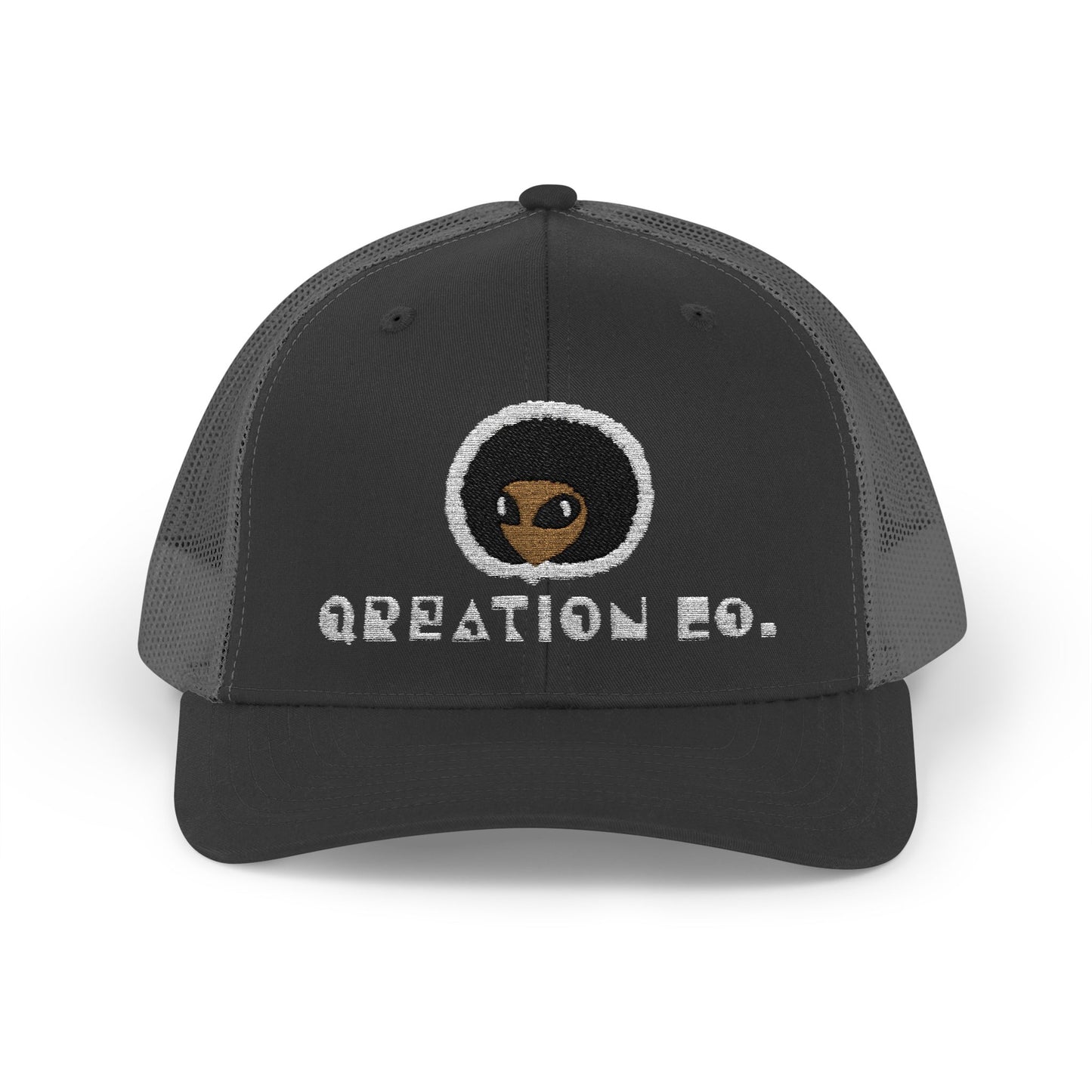 Afro Alien - Trucker Cap - Qreation Co. Snapback Hat for Casual Wear