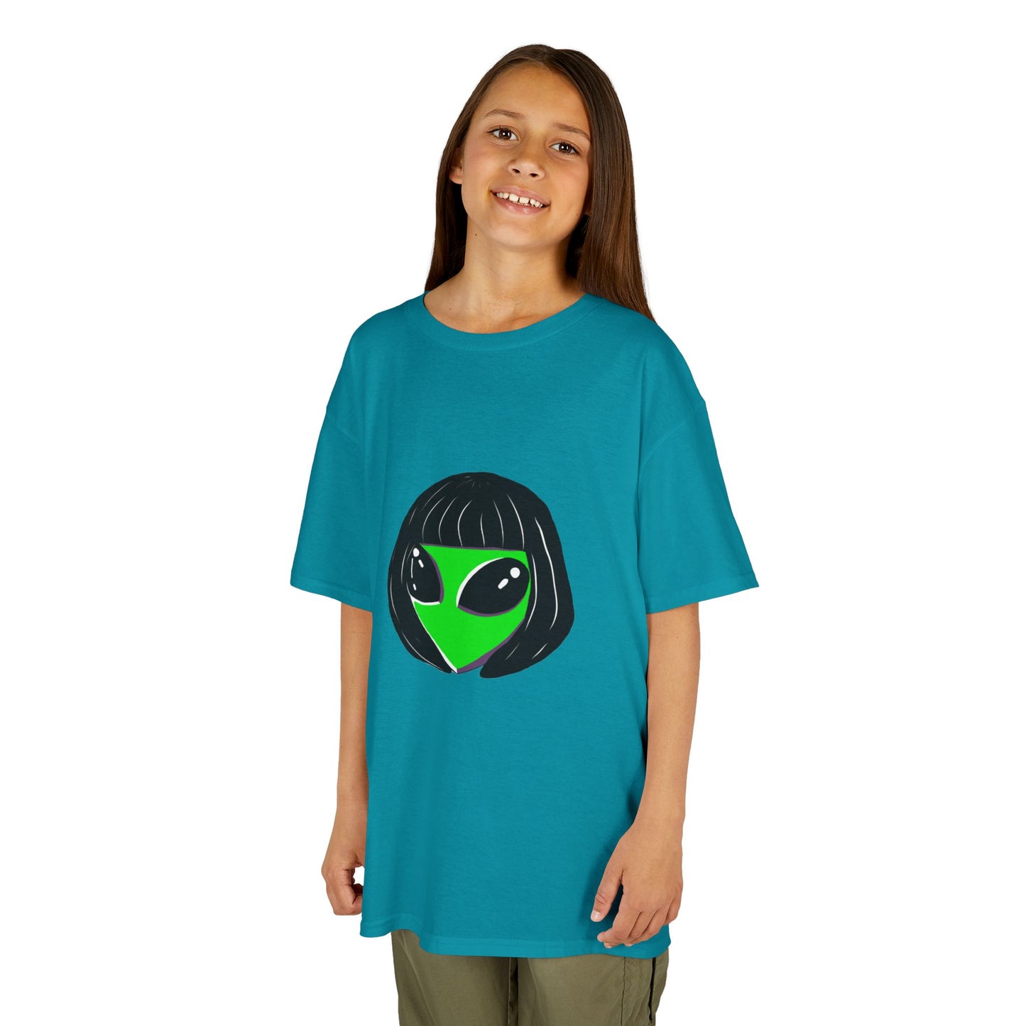"Another Kind" Kids Alien T-Shirt (Style 2), Fun Graphic Tee, UFO Theme Shirt, Cool Kids Apparel, Gift for Space Lovers, Birthday Gift for Boys and Girls