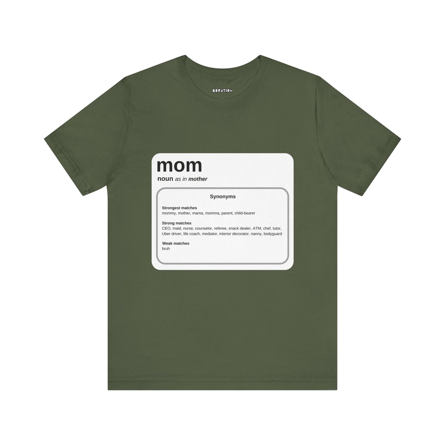 "Mom: By Any Other Name" Graphic Unisex Jersey Short Sleeve T-shirt