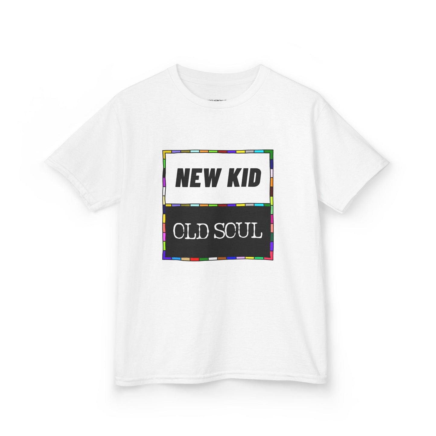 New Kid | Old Soul - Kids' Graphic Tee, Fun Casual Shirt, Perfect for Birthdays, Family Gatherings, Everyday Wear, Unique Gift Idea
