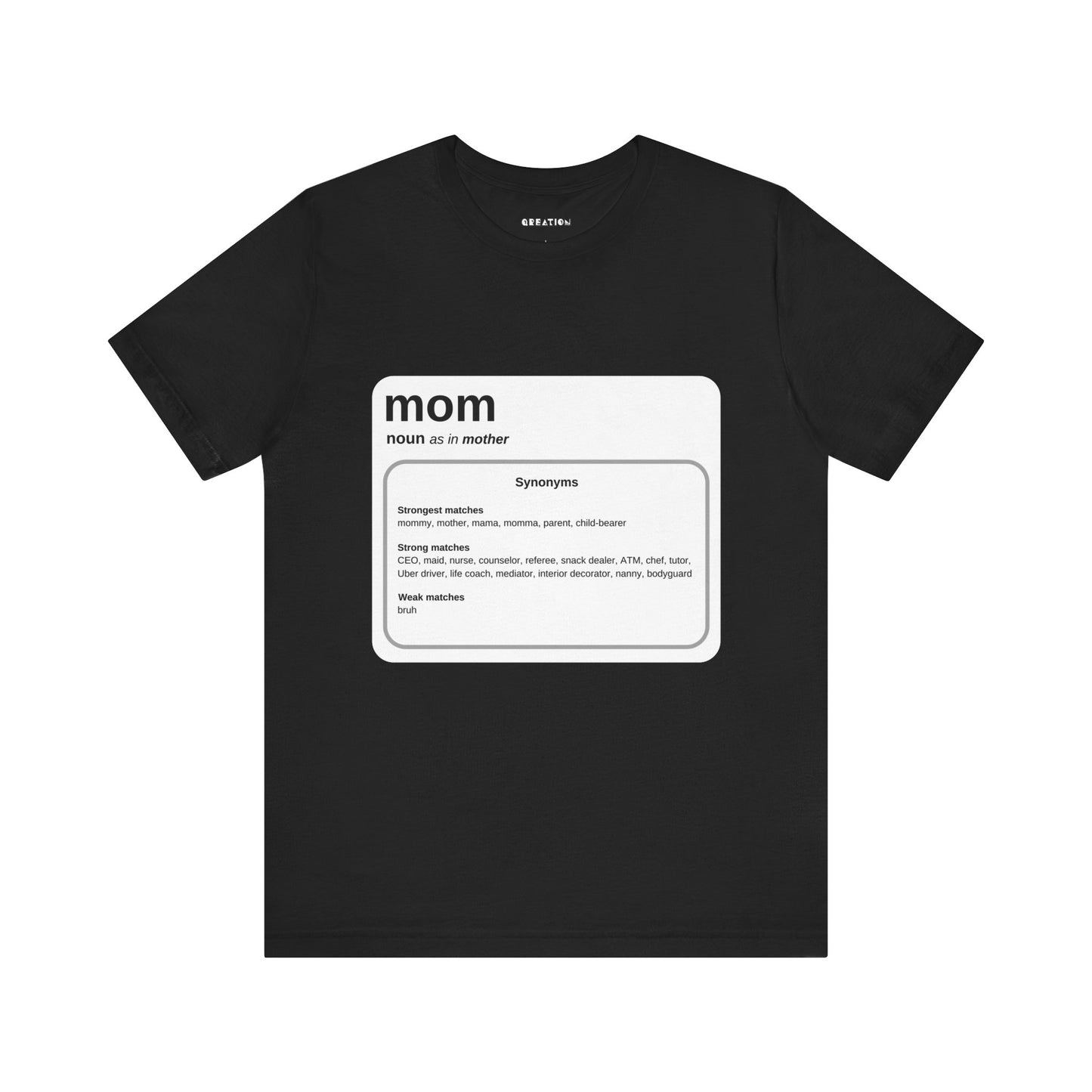 "Mom: By Any Other Name" Graphic Unisex Jersey Short Sleeve T-shirt