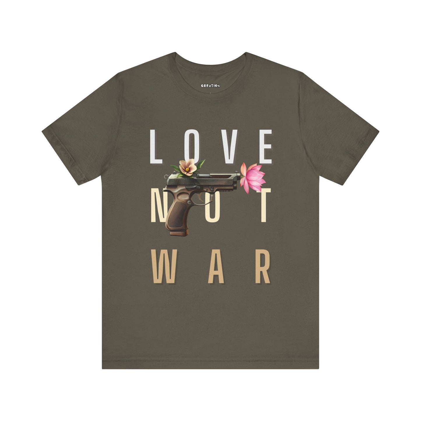 "Love Not War" Style 2 - T-shirt - Graphic Unisex Tee - Edgy Streetwear T-Shirt