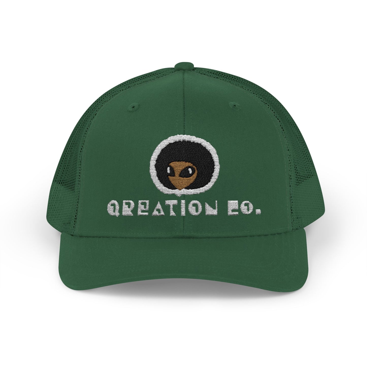 Afro Alien - Trucker Cap - Qreation Co. Snapback Hat for Casual Wear