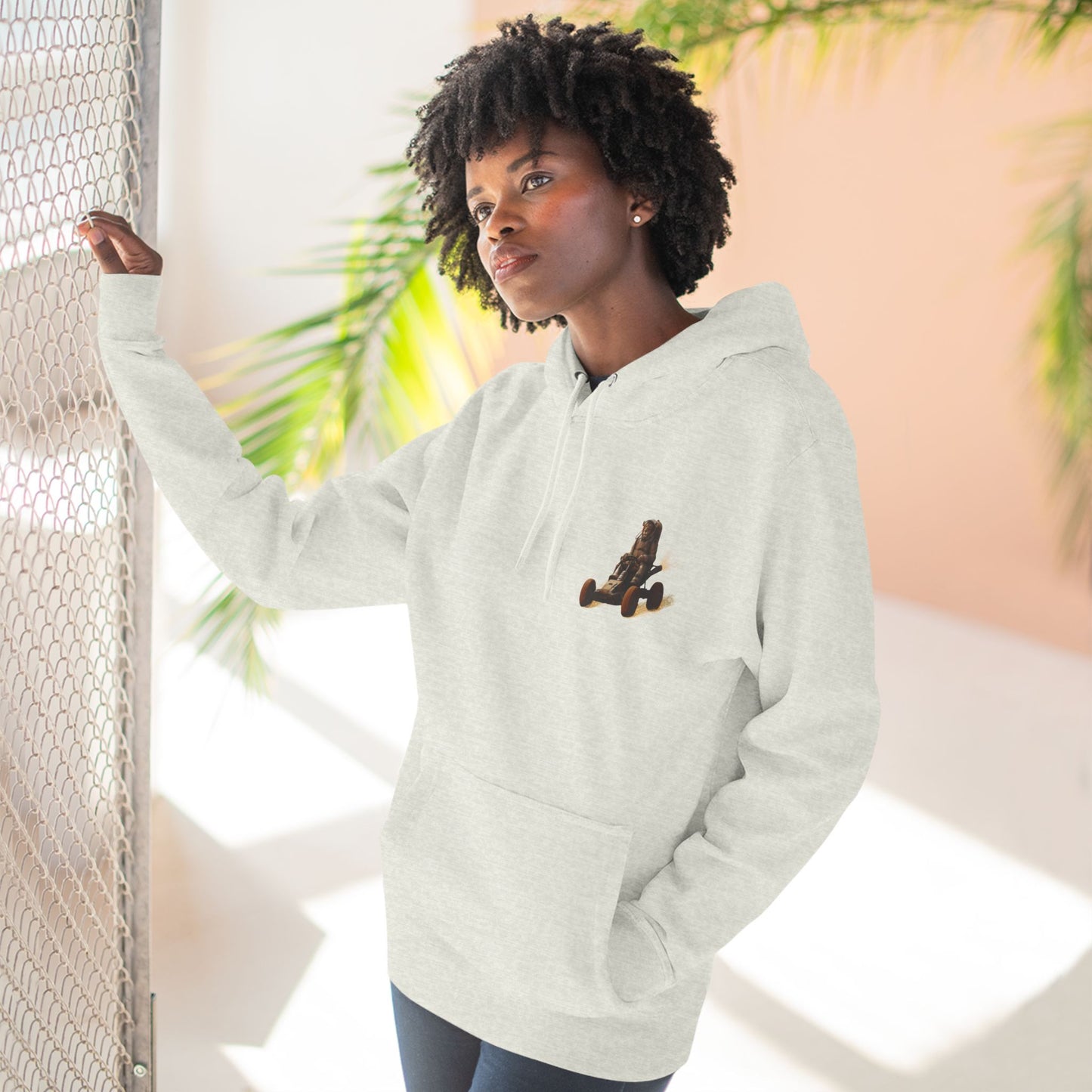 "Cosmic King Adventure" Fleece Hoodie - King of the Cosmos Design