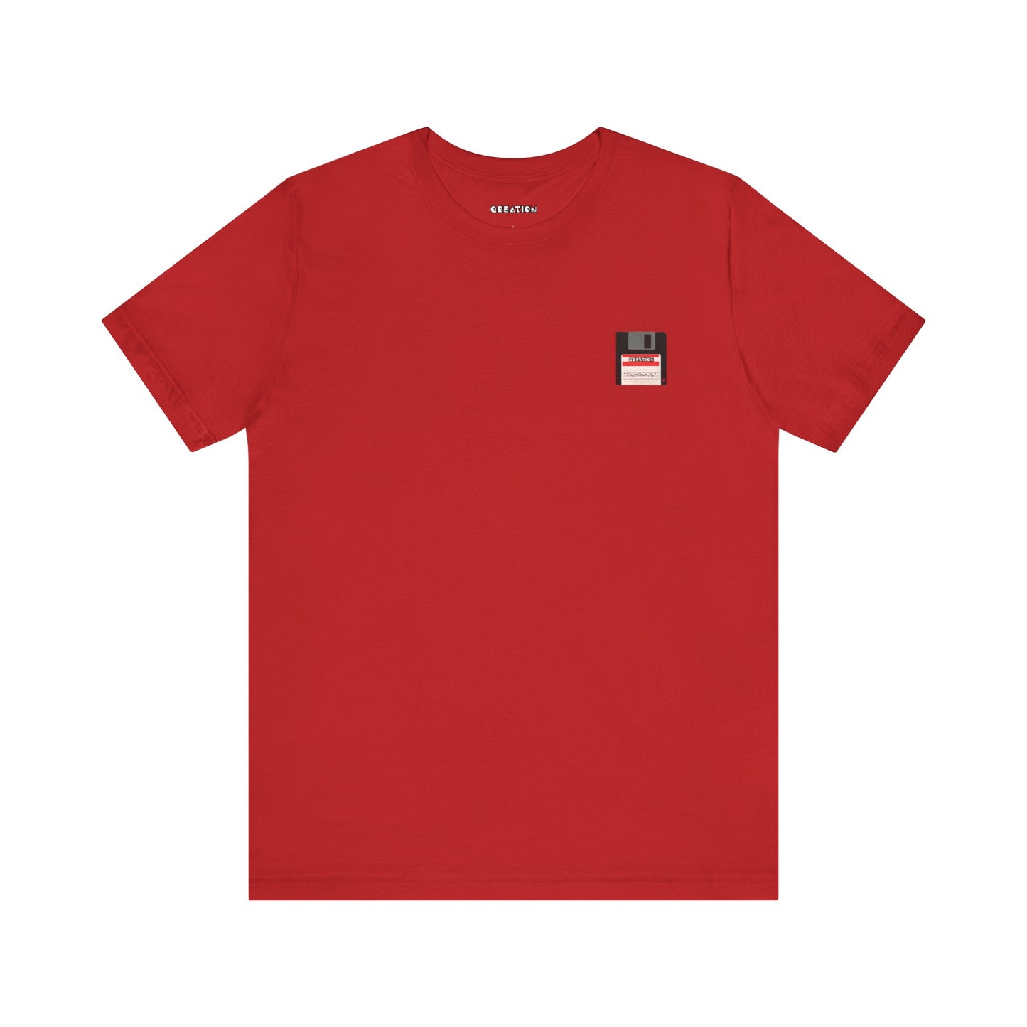"Floppy" Retro Minimalist Unisex Jersey Tee - Perfect for Casual Wear