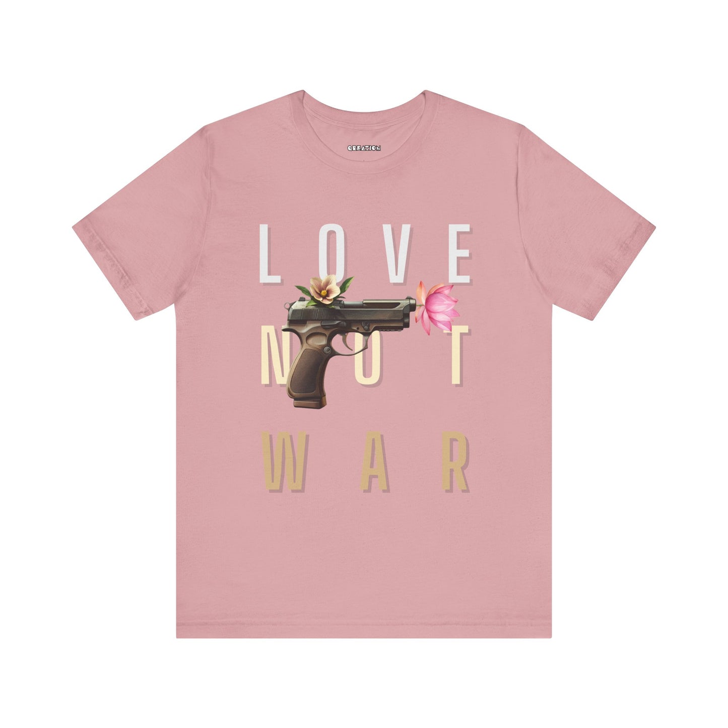 "Love Not War" Style 2 - T-shirt - Graphic Unisex Tee - Edgy Streetwear T-Shirt