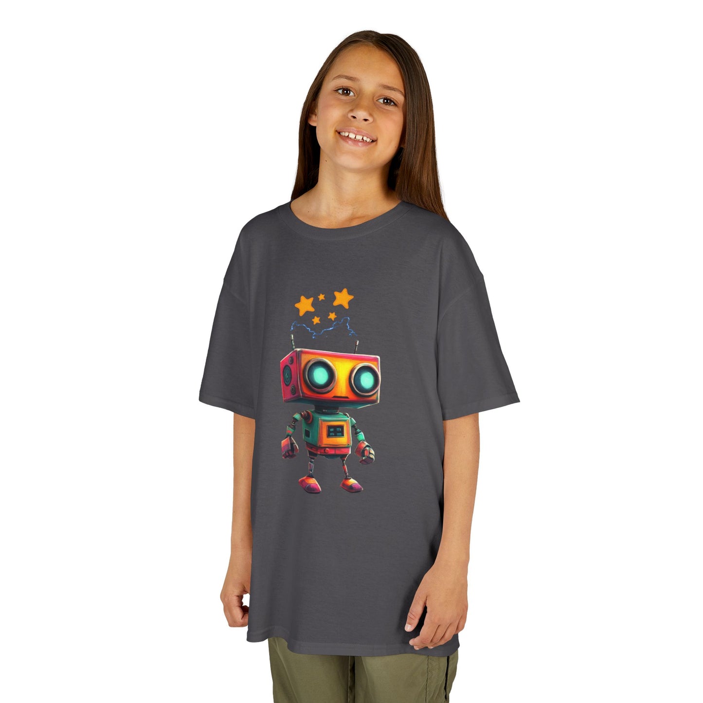 "Bot Blast" - Kids Tee, Fun Apparel for Kids, Perfect for Birthdays, Everyday Wear, Gift for Young Creators, Playful Children's Clothes