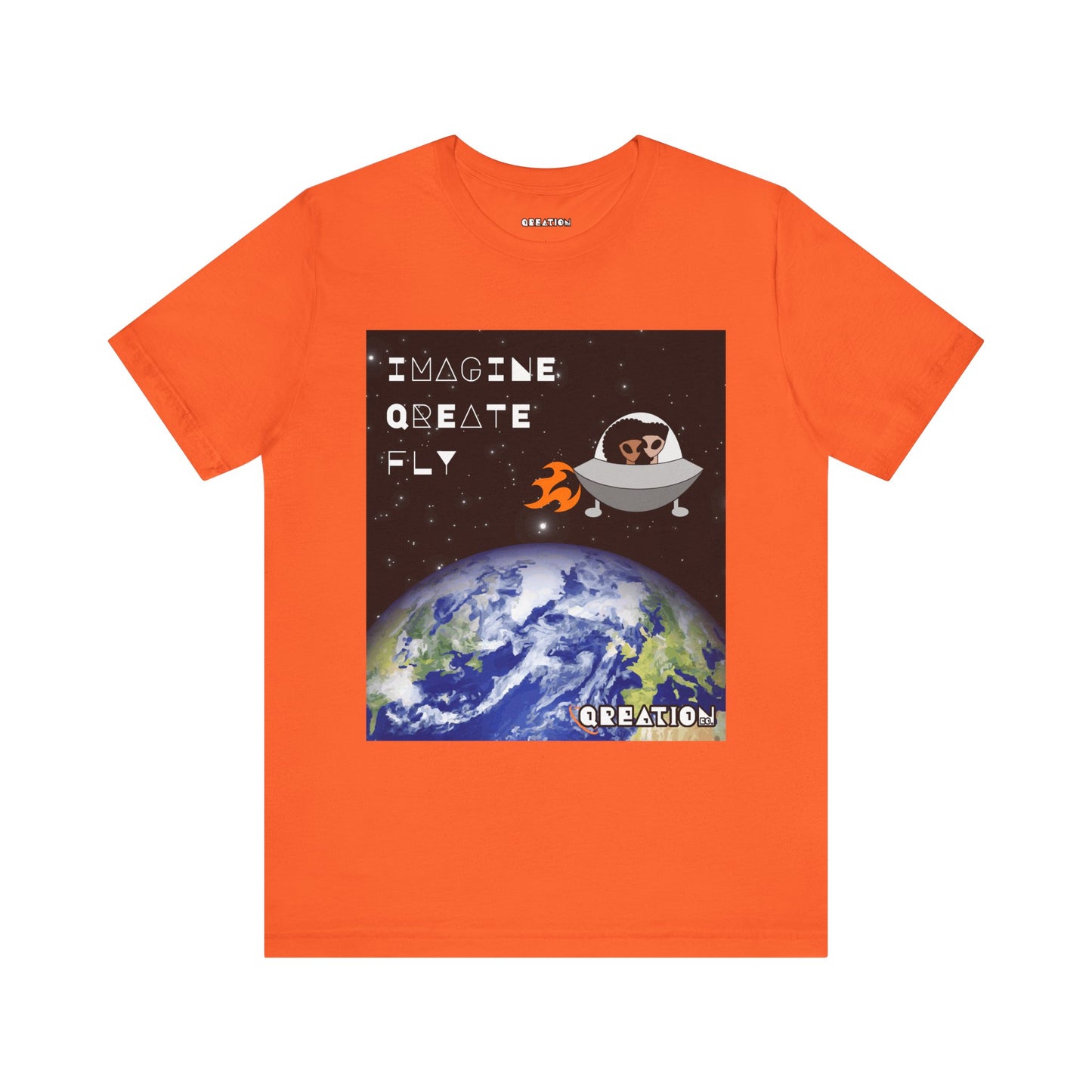 "Imagine, Qreate, Fly" T-shirt
