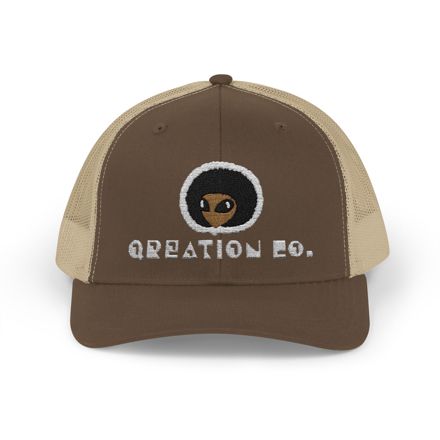 Afro Alien - Trucker Cap - Qreation Co. Snapback Hat for Casual Wear