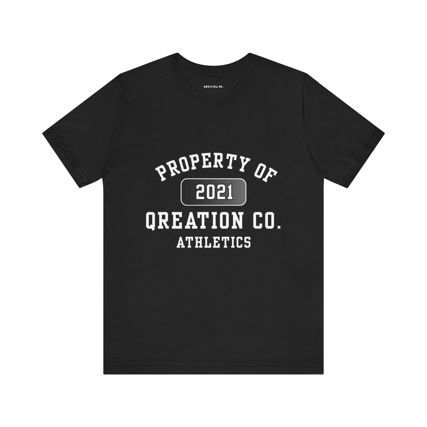 "Qreation Co. Athletics" T-shirt - Athletic Unisex Tee, Casual Wear, Birthday Gift, Sports Apparel, Gift for Him, Gift for Her