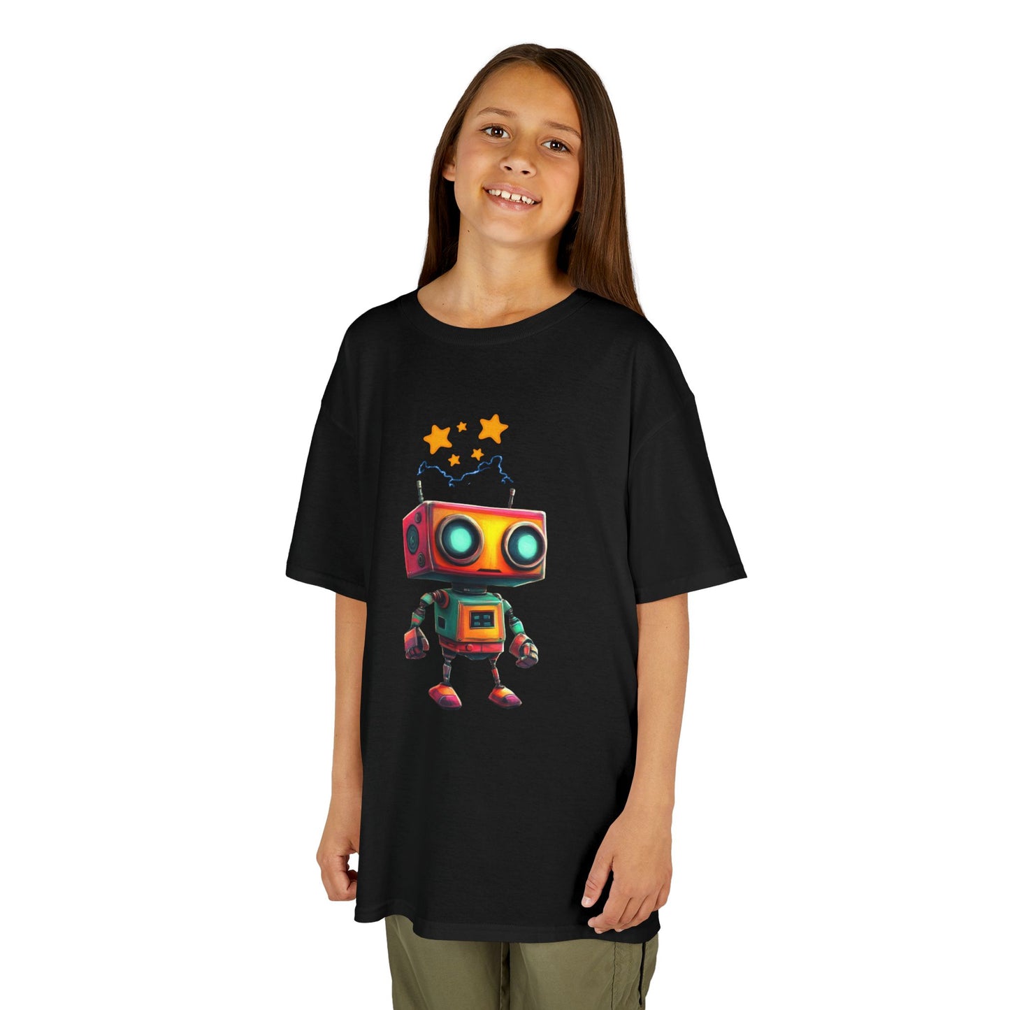 "Bot Blast" - Kids Tee, Fun Apparel for Kids, Perfect for Birthdays, Everyday Wear, Gift for Young Creators, Playful Children's Clothes