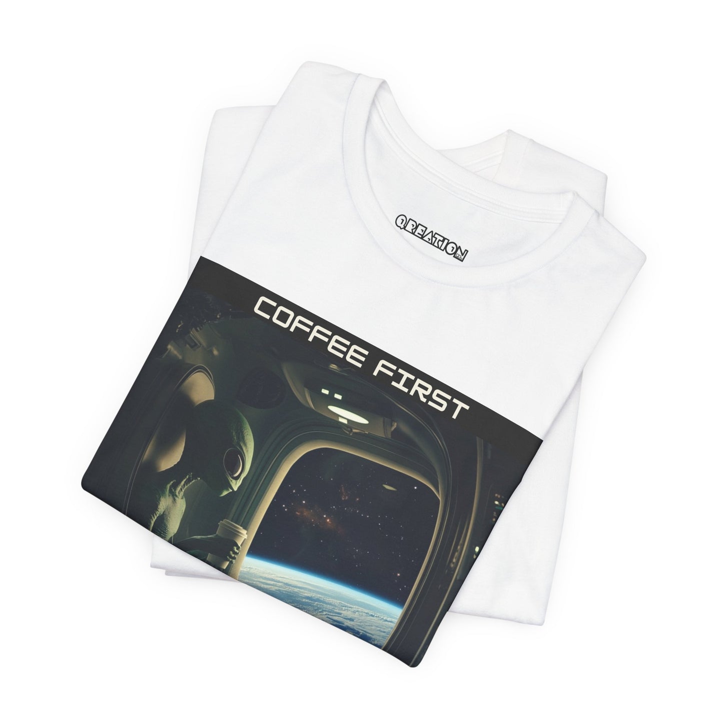 "Coffee Before Conquest" Alien T-shirt