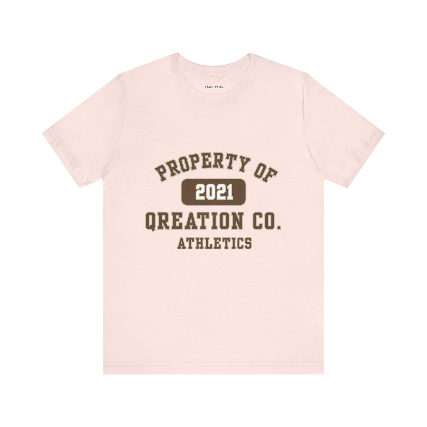 "Qreation Co. Athletics" T-shirt - Athletic Unisex Tee, Casual Wear, Birthday Gift, Sports Apparel, Gift for Him, Gift for Her