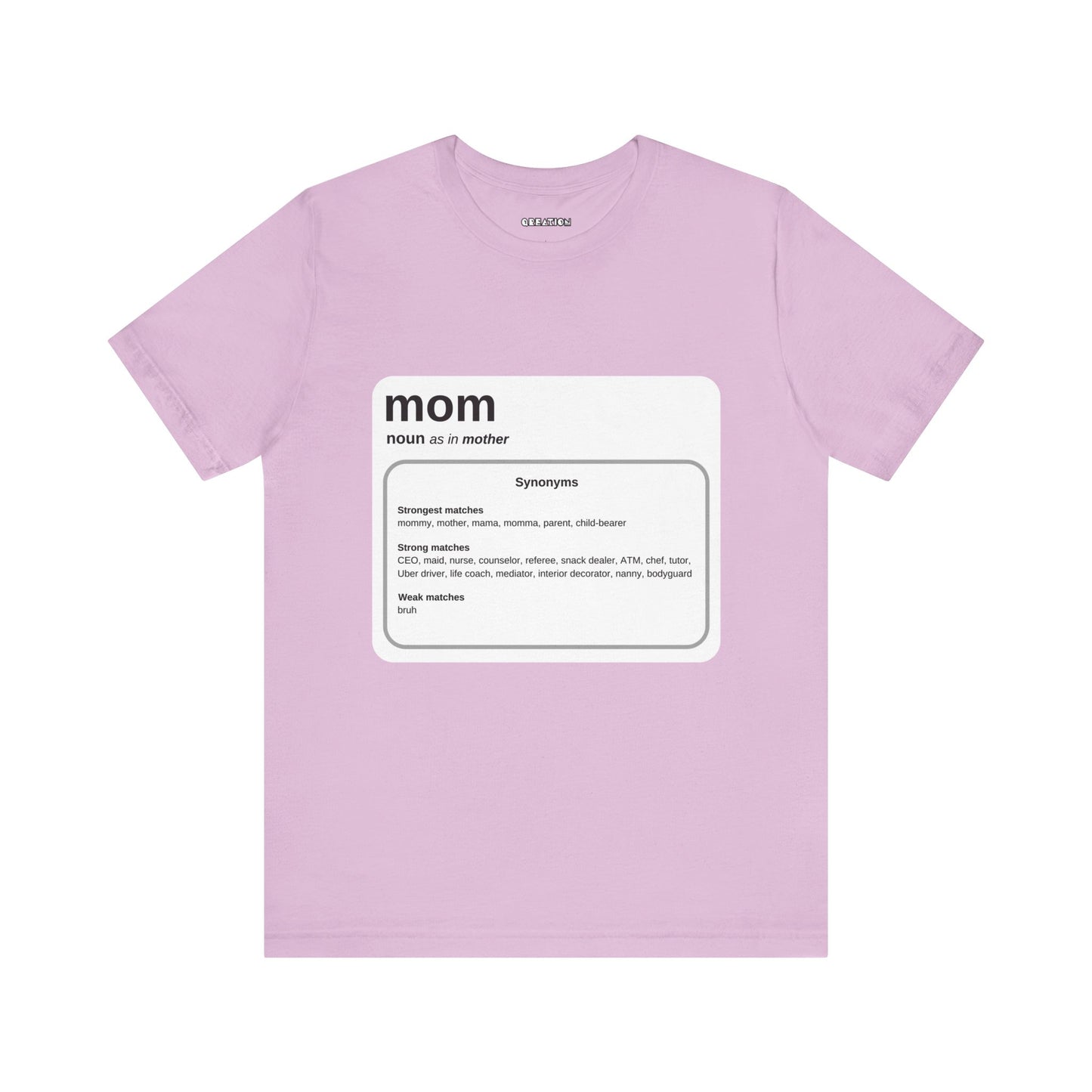 "Mom: By Any Other Name" Graphic Unisex Jersey Short Sleeve T-shirt