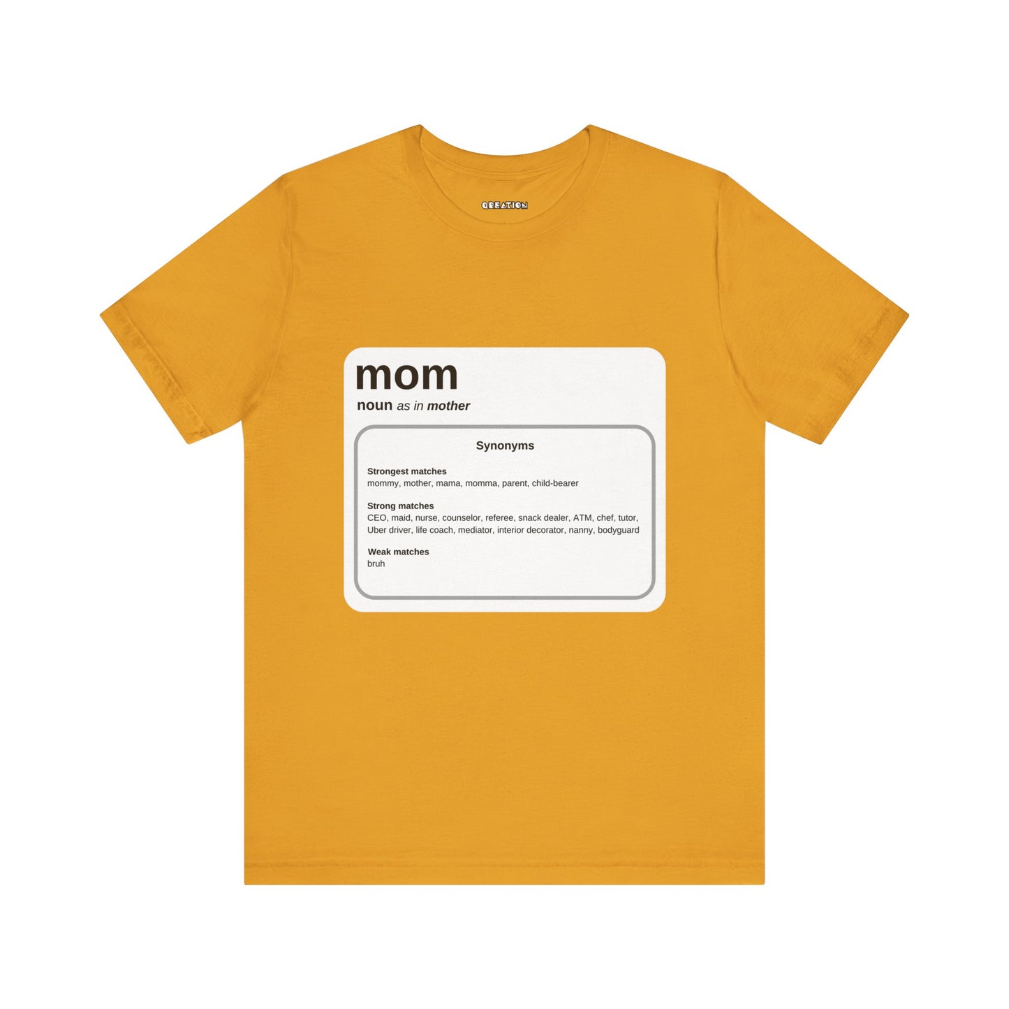 "Mom: By Any Other Name" Graphic Unisex Jersey Short Sleeve T-shirt