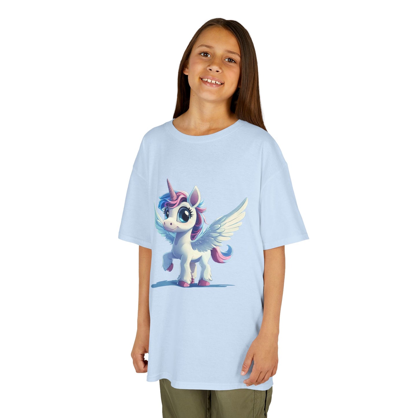 "Alicorn Dream" - Kids Graphic Tee, Cute Children’s Cotton Shirt, Perfect Birthday Gift, Playdate Outfit, Fantasy Tee for Kids