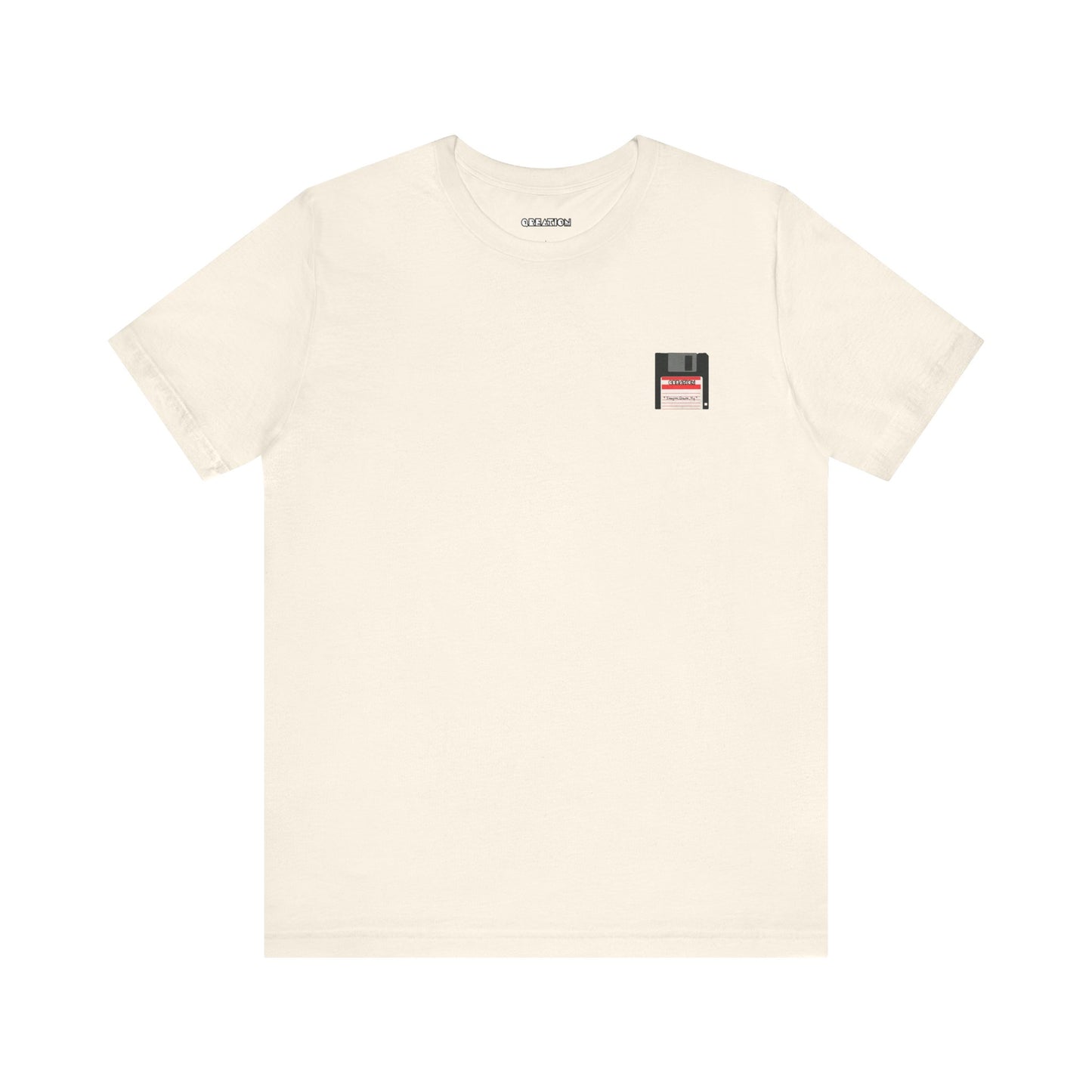 "Floppy" Retro Minimalist Unisex Jersey Tee - Perfect for Casual Wear