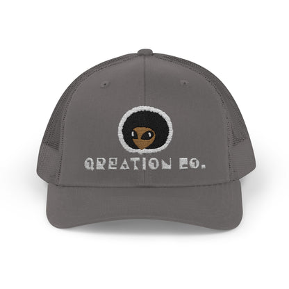 Afro Alien - Trucker Cap - Qreation Co. Snapback Hat for Casual Wear