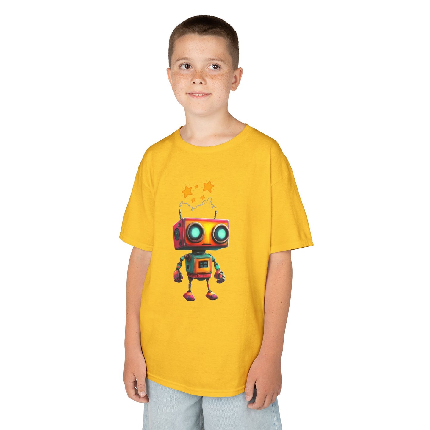 "Bot Blast" - Kids Tee, Fun Apparel for Kids, Perfect for Birthdays, Everyday Wear, Gift for Young Creators, Playful Children's Clothes