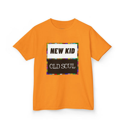 New Kid | Old Soul - Kids' Graphic Tee, Fun Casual Shirt, Perfect for Birthdays, Family Gatherings, Everyday Wear, Unique Gift Idea