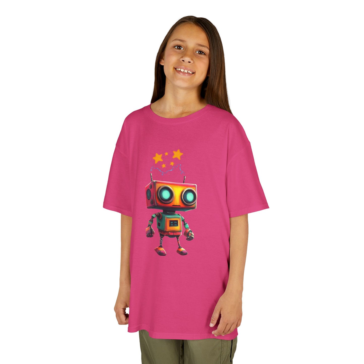 "Bot Blast" - Kids Tee, Fun Apparel for Kids, Perfect for Birthdays, Everyday Wear, Gift for Young Creators, Playful Children's Clothes