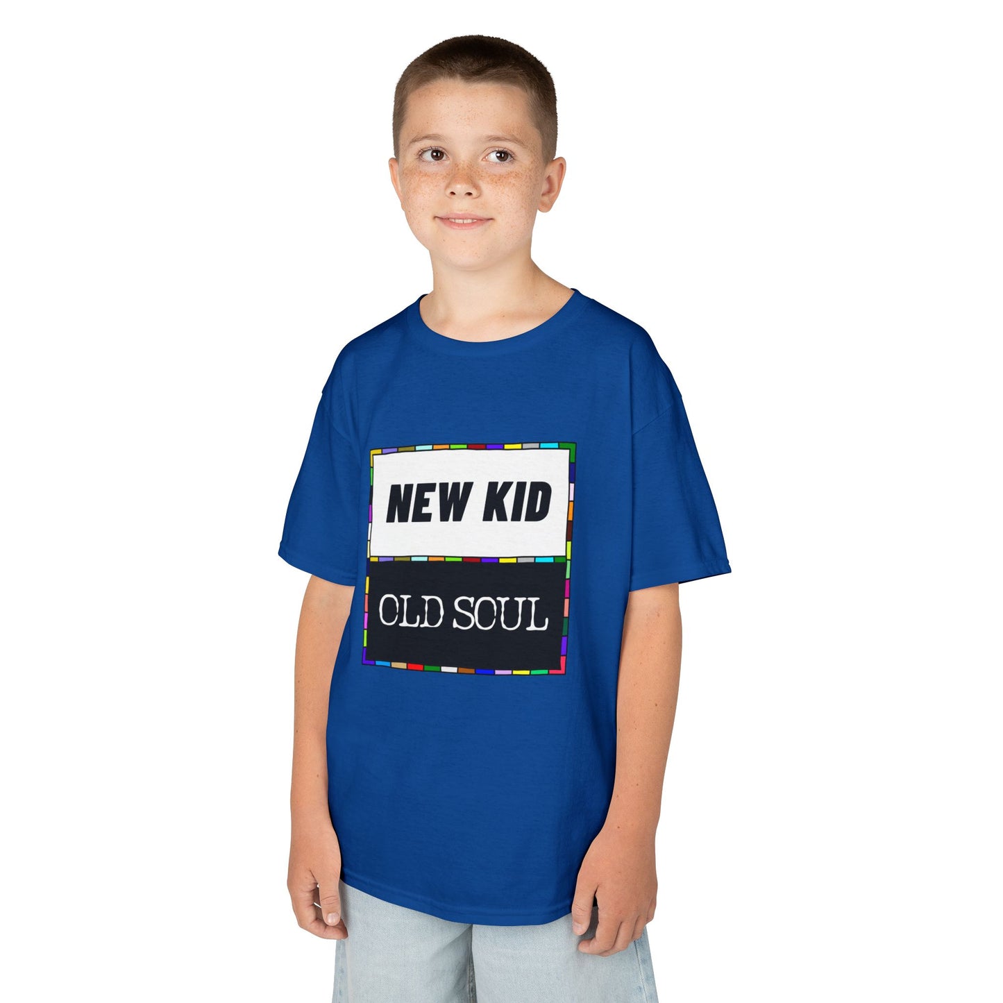 New Kid | Old Soul - Kids' Graphic Tee, Fun Casual Shirt, Perfect for Birthdays, Family Gatherings, Everyday Wear, Unique Gift Idea