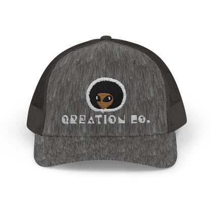 Afro Alien - Trucker Cap - Qreation Co. Snapback Hat for Casual Wear