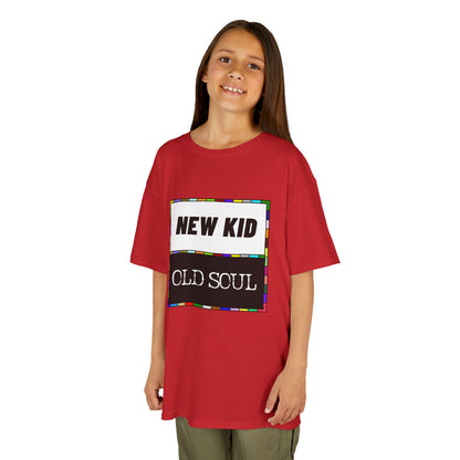 New Kid | Old Soul - Kids' Graphic Tee, Fun Casual Shirt, Perfect for Birthdays, Family Gatherings, Everyday Wear, Unique Gift Idea