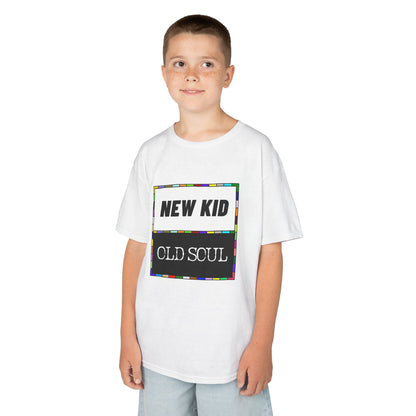New Kid | Old Soul - Kids' Graphic Tee, Fun Casual Shirt, Perfect for Birthdays, Family Gatherings, Everyday Wear, Unique Gift Idea