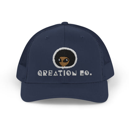 Afro Alien - Trucker Cap - Qreation Co. Snapback Hat for Casual Wear