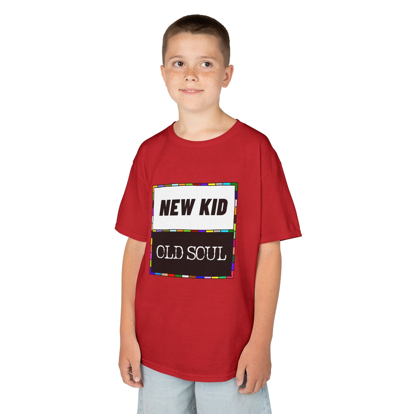 New Kid | Old Soul - Kids' Graphic Tee, Fun Casual Shirt, Perfect for Birthdays, Family Gatherings, Everyday Wear, Unique Gift Idea