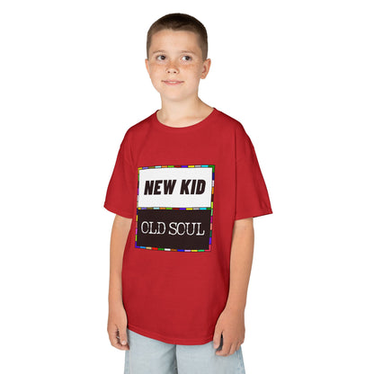 New Kid | Old Soul - Kids' Graphic Tee, Fun Casual Shirt, Perfect for Birthdays, Family Gatherings, Everyday Wear, Unique Gift Idea