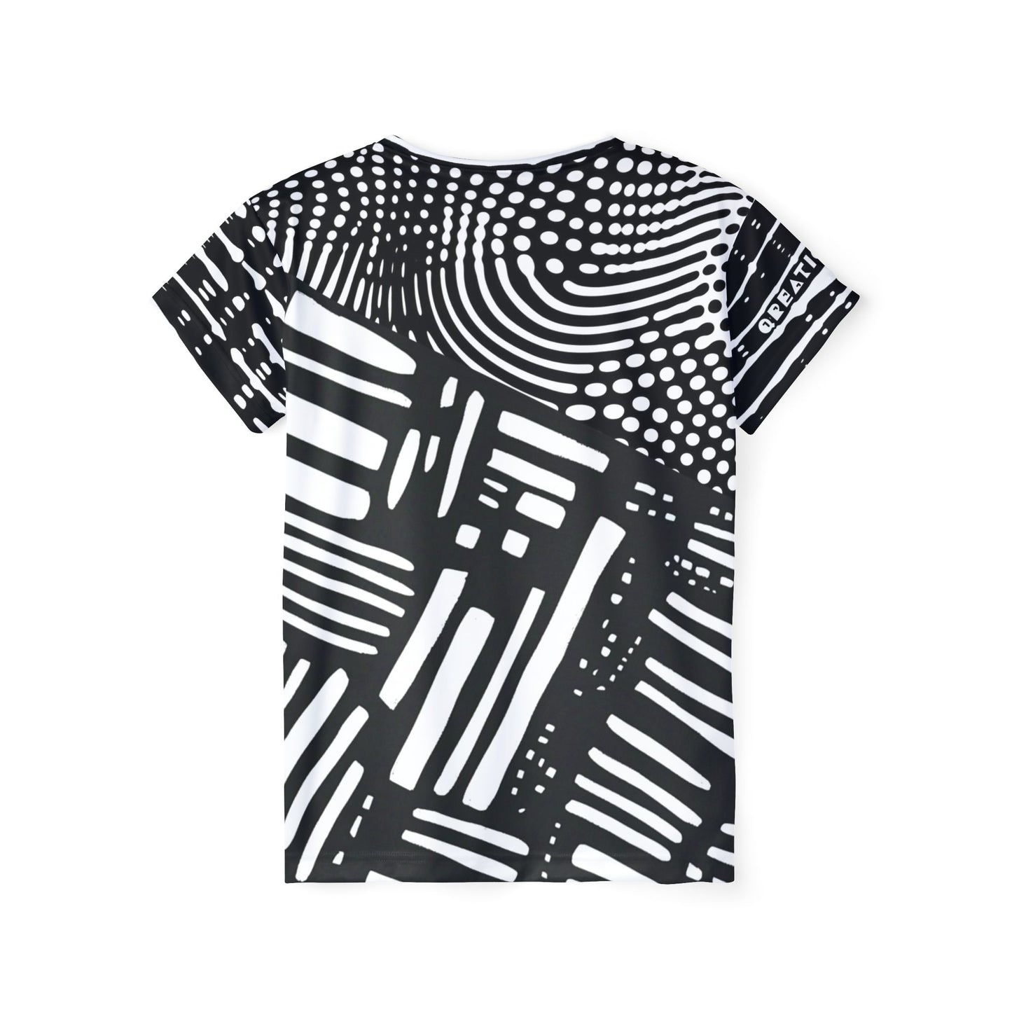 Awake - Chic Women's Sports Jersey with Bold Graphic Design