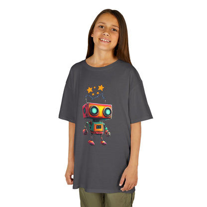 "Bot Blast" - Kids Tee, Fun Apparel for Kids, Perfect for Birthdays, Everyday Wear, Gift for Young Creators, Playful Children's Clothes
