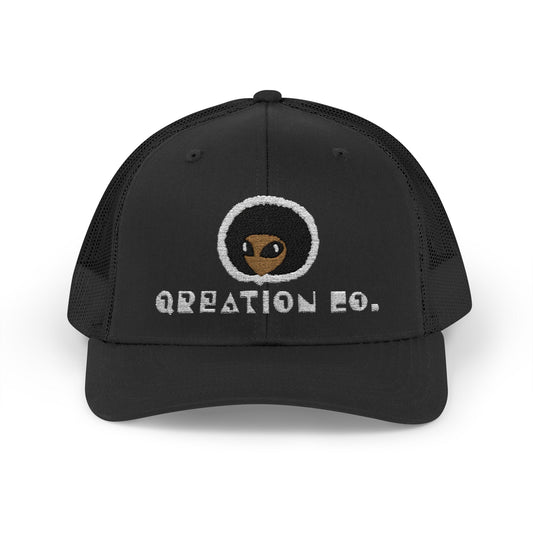 Afro Alien - Trucker Cap - Qreation Co. Snapback Hat for Casual Wear