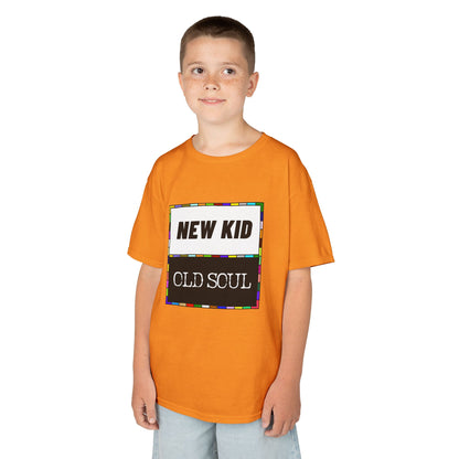 New Kid | Old Soul - Kids' Graphic Tee, Fun Casual Shirt, Perfect for Birthdays, Family Gatherings, Everyday Wear, Unique Gift Idea